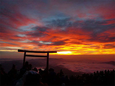 Mount Fuji sunrise